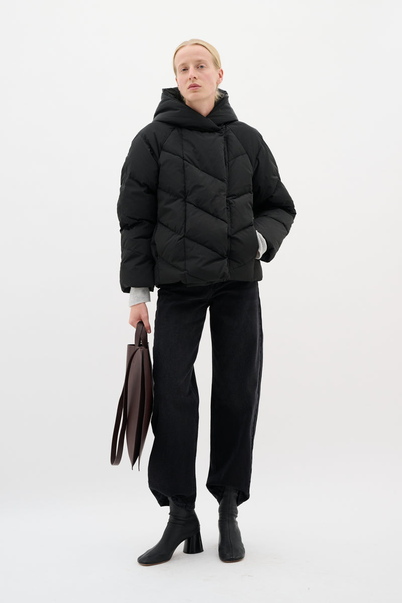 Yaz Short Coat - Black