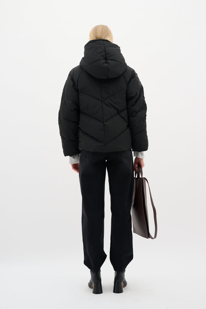 Yaz Short Coat - Black