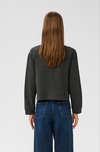 Gida Melange Vincent Jacket - Dark Grey Melange