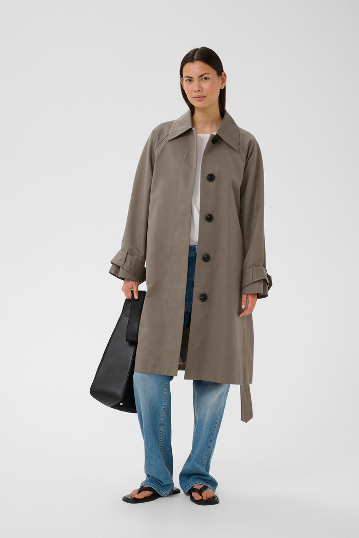 Hinona Trench - Sandy Grey