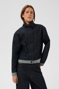 Deirdra Jacket - Dark Blue Denim