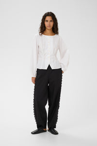 Lelo Fitted Shirt - Pure White