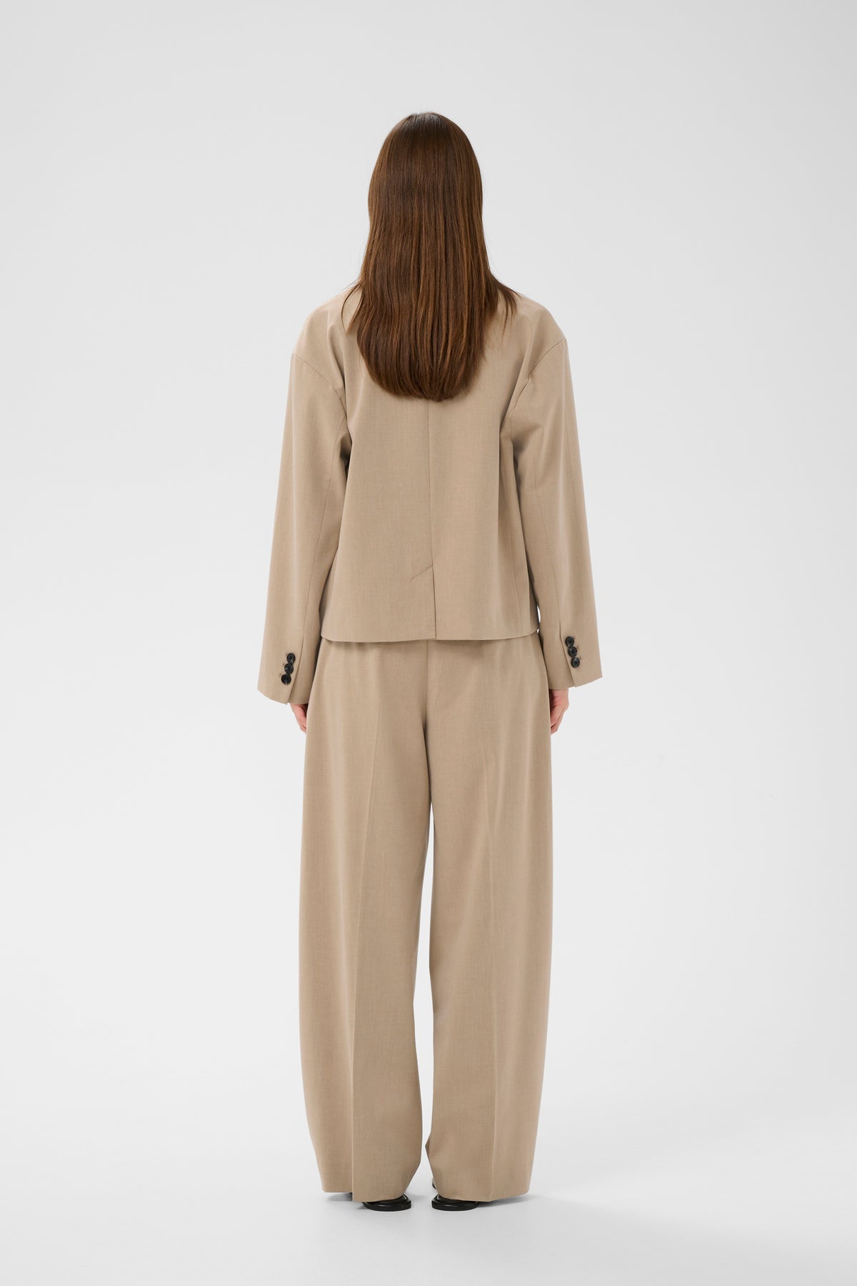 Cierra Blazer - Cornstalk Melange