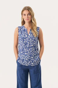 Andia Top - Oceana Graphic Print
