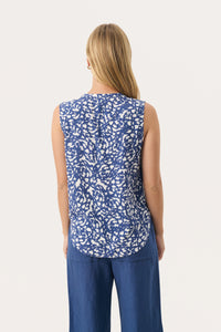 Andia Top - Oceana Graphic Print
