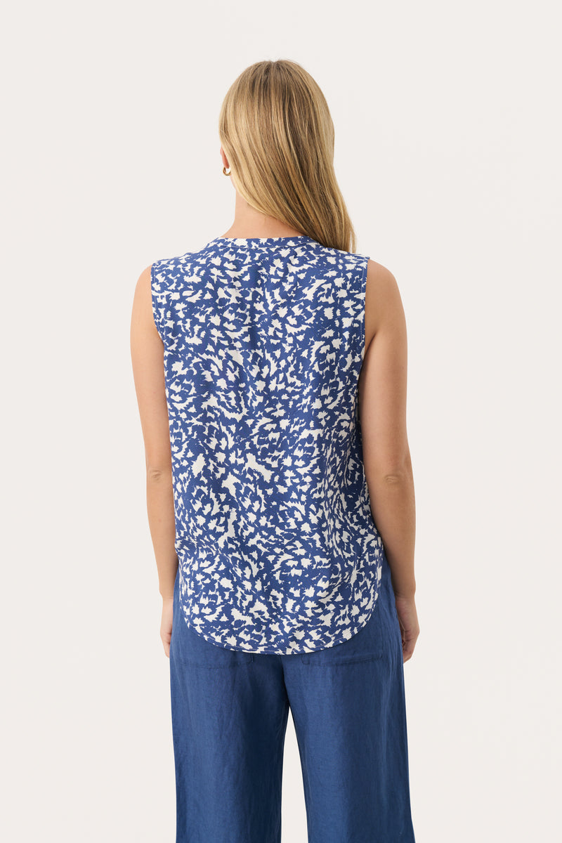 Andia Top - Oceana Graphic Print