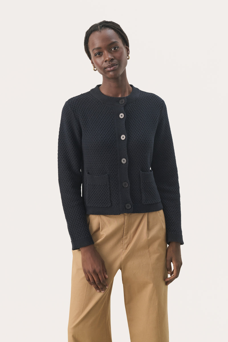 Elmie Cardigan - Dark Navy