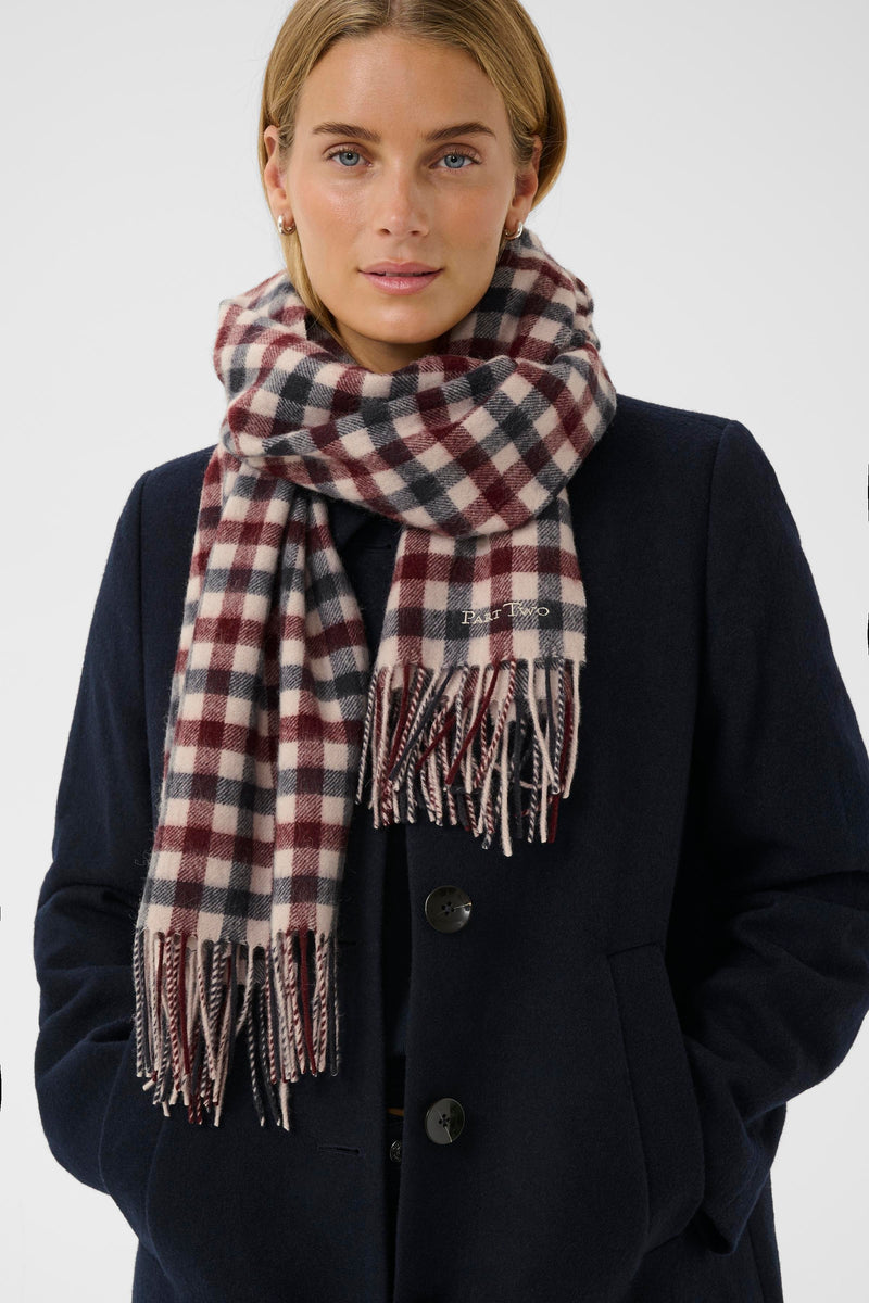 Kitha Scarf - Tawny Port Check