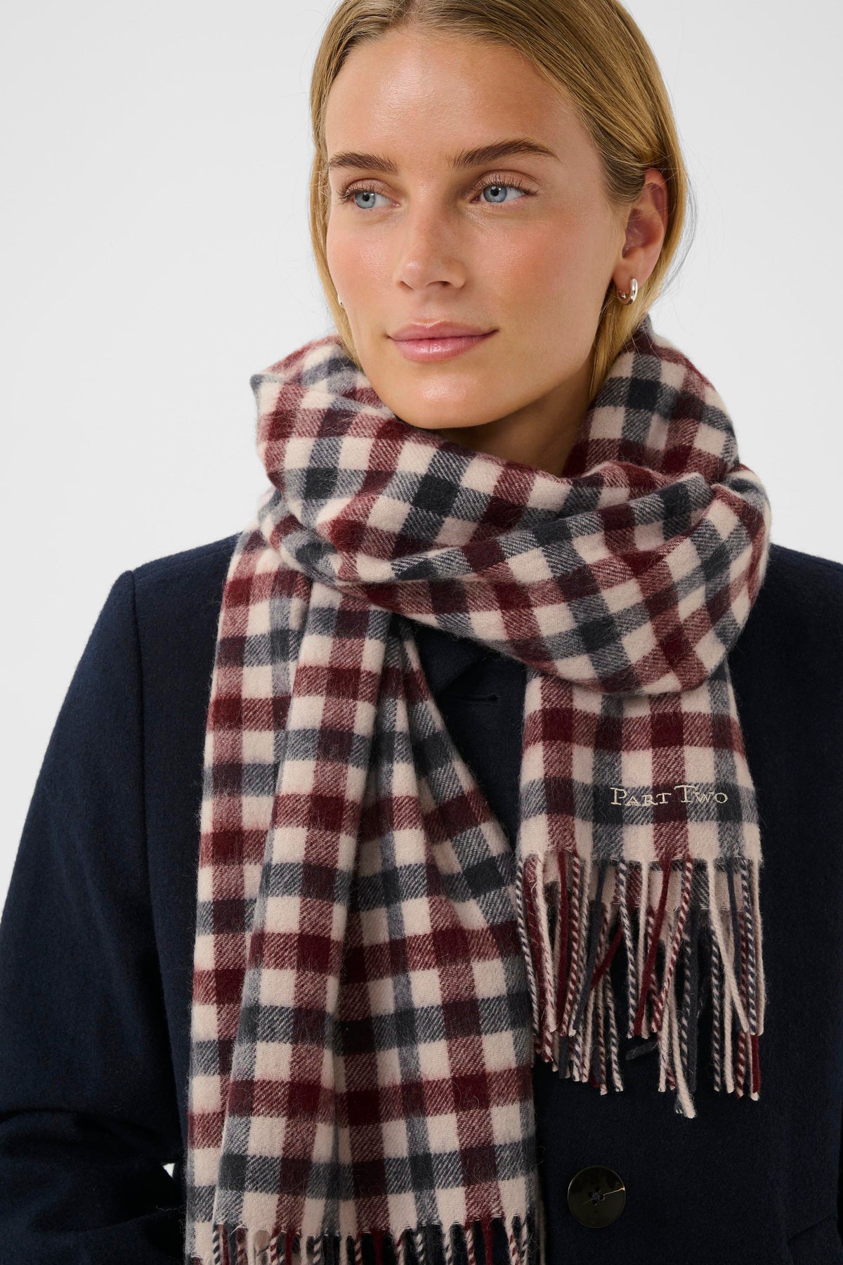 Kitha Scarf - Tawny Port Check