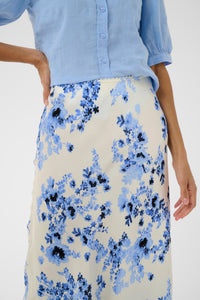 Laurina Skirt - Blue Shadow Flower