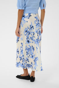 Laurina Skirt - Blue Shadow Flower