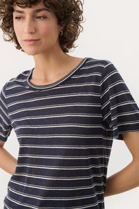 Nacima T-Shirt - After Midnight Stripe