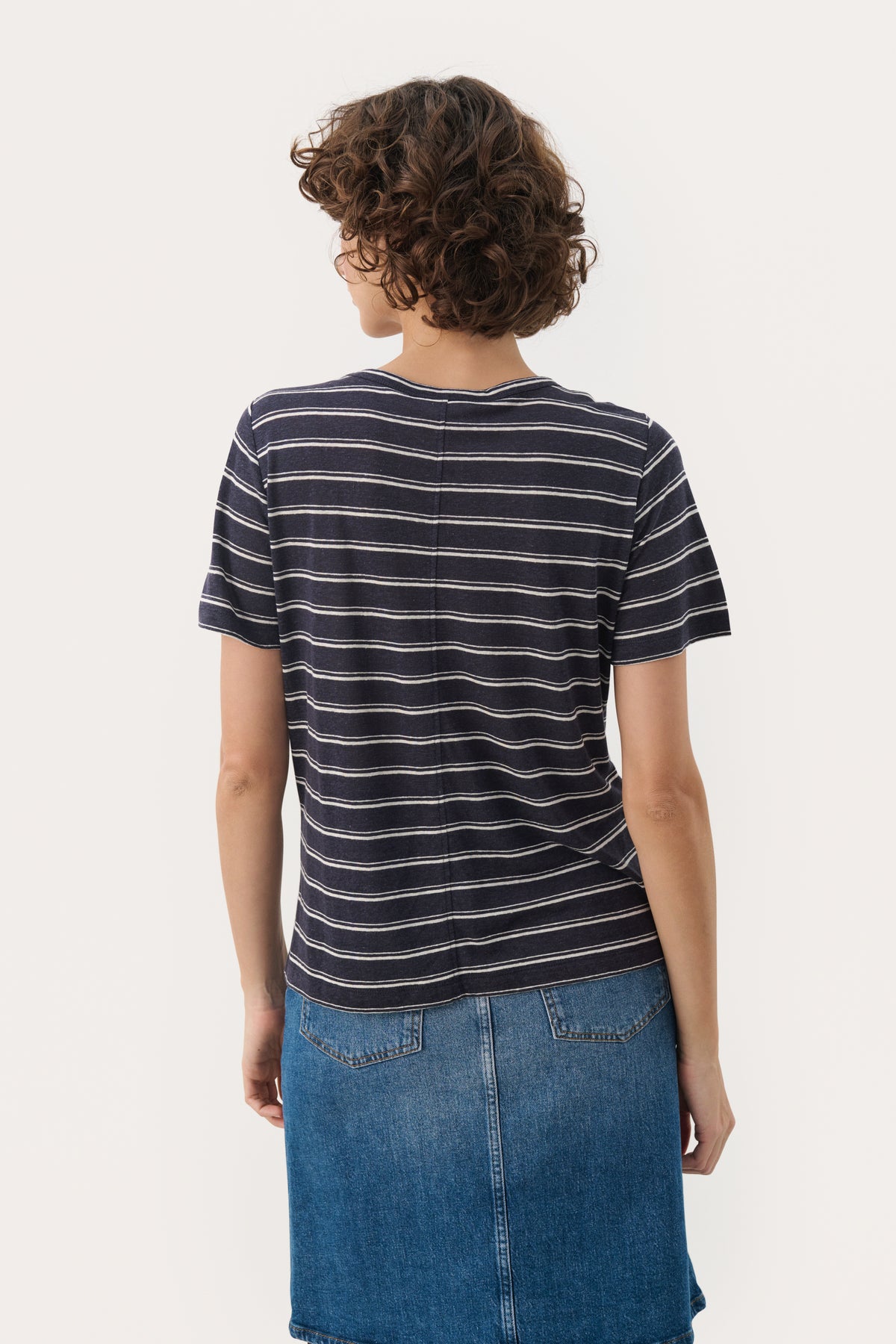 Nacima T-Shirt - After Midnight Stripe