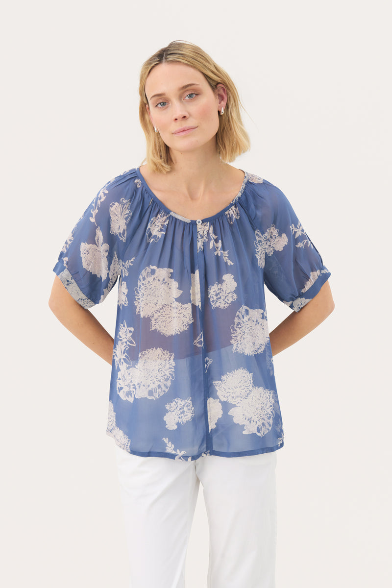 Rosanna Blouse - Oceana Stunning Flower