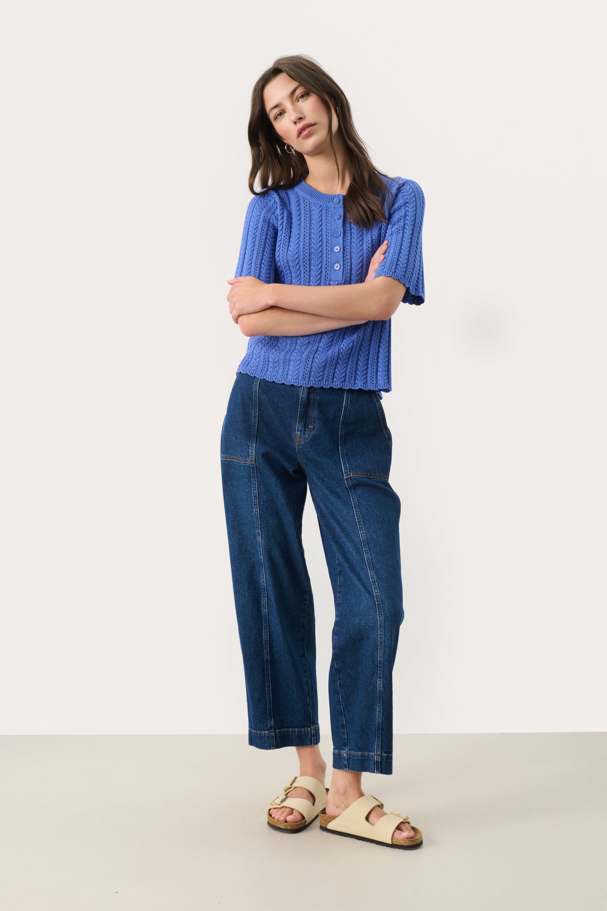 Rosario Pullover - Amparo Blue