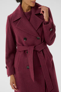 Synne Outerwear - Tawny Port Melange