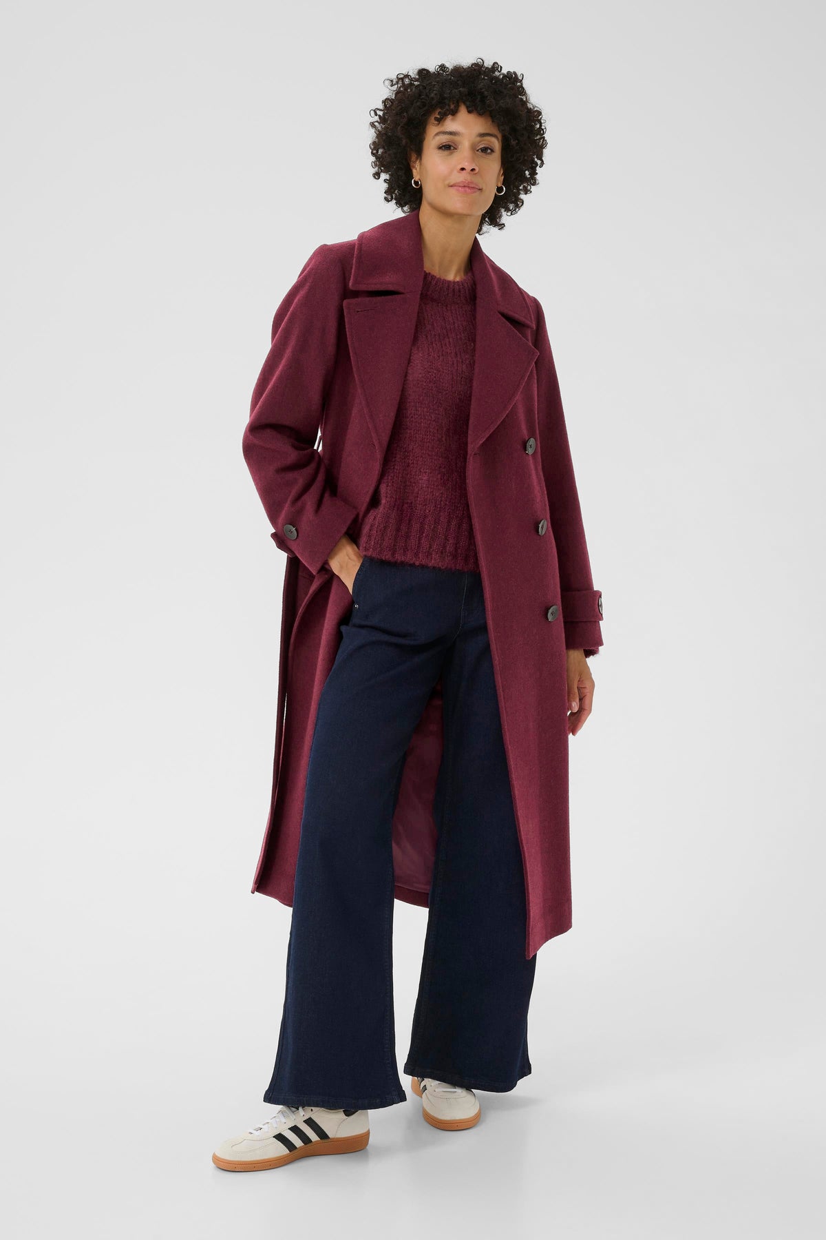 Synne Outerwear - Tawny Port Melange