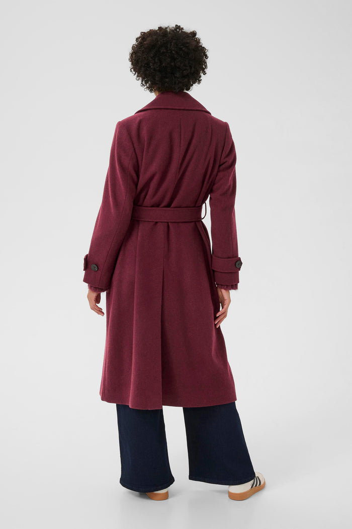 Synne Outerwear - Tawny Port Melange
