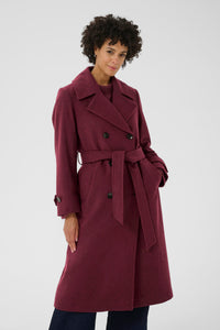 Synne Outerwear - Tawny Port Melange
