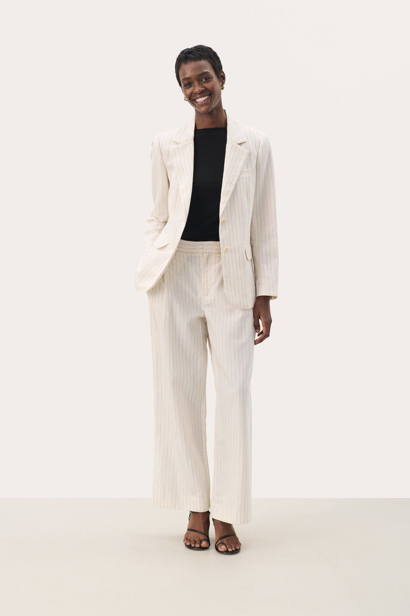 Nikoleta Blazer - Whitecap Gray Stripe