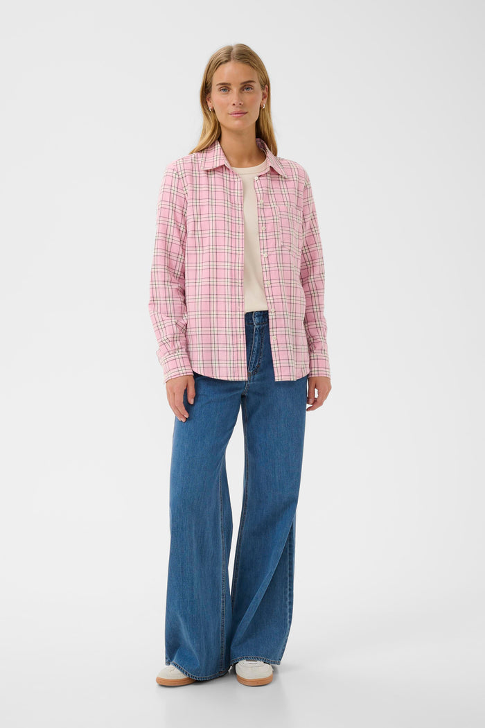 Yana Shirt - Pink Check