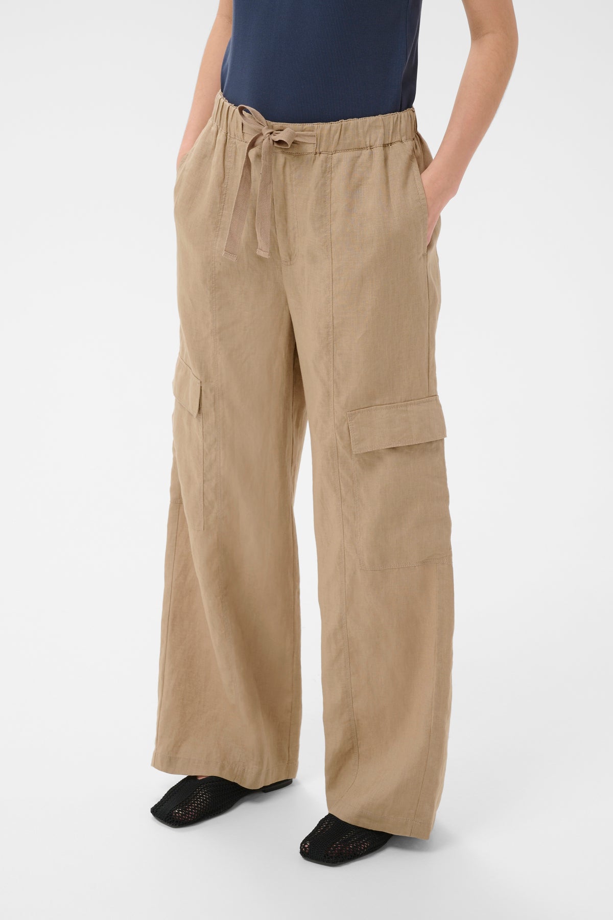 Atena Pant - Silver Mink