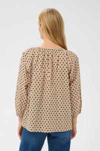 Alexi Blouse - Blue Dot