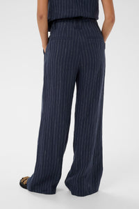 Aliya Pant - Blue Nights Pinstripe