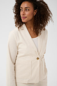 Briddi Jacket - Whisper White Stripe
