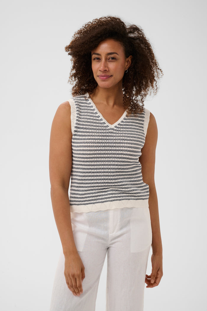 Bolissa Top - After Midnight Stripe