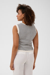 Bolissa Top - After Midnight Stripe