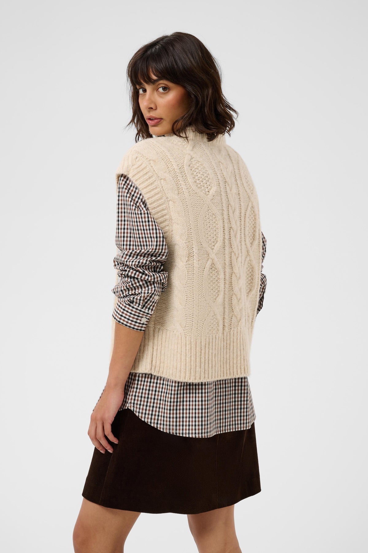 Chanina Waistcoat - Whitecap Melange