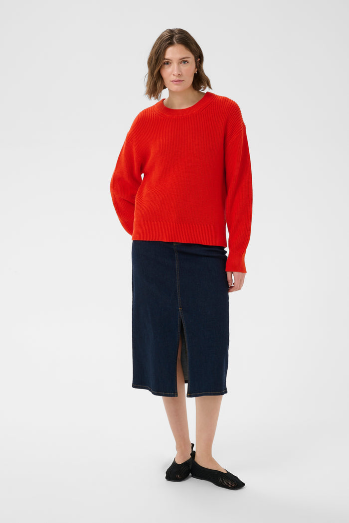 Bozena Pullover - Goji Berry