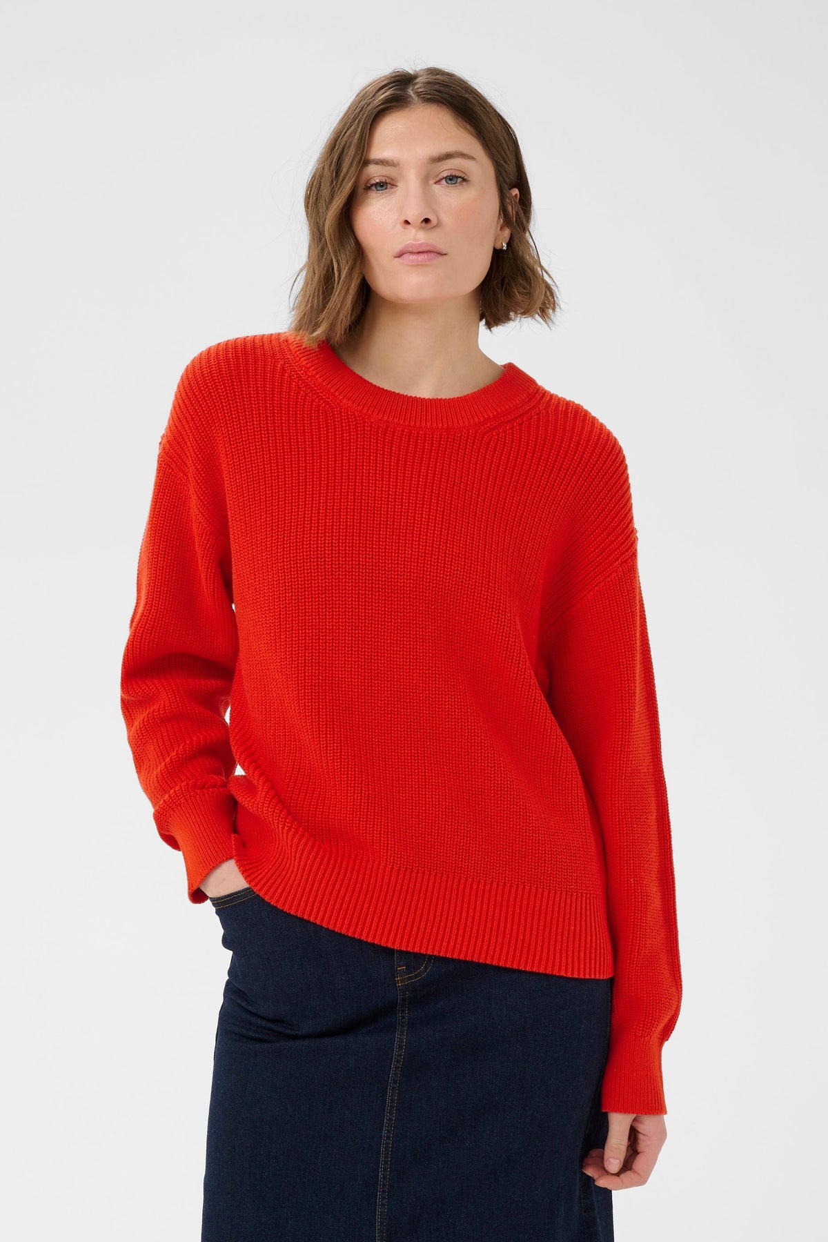 Bozena Pullover - Goji Berry