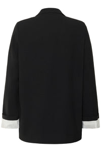 Shirley Fold-Up Blazer - Black