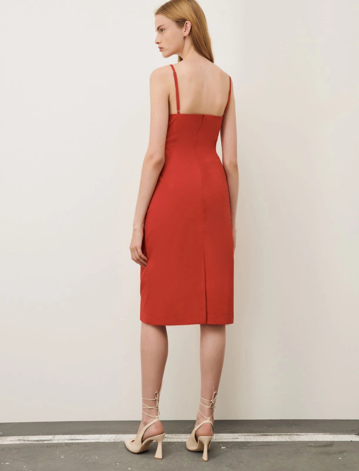 marella red dress Reformation | Dresses | Reformation Marella Linen Puff Sleeve Dress Red Us
