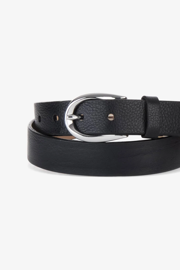 Domini Belt - Black Vachetta