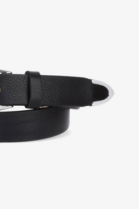Domini Belt - Black Vachetta