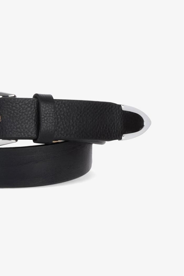 Domini Belt - Black Vachetta