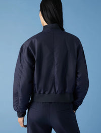 Padded Bomber Jacket - Midnight Blue