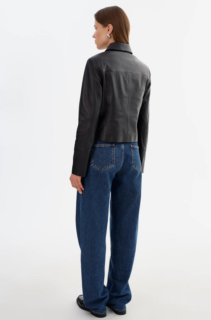 Oceana Leather Jacket - Black