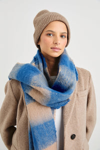 Oslo Scarf - Cobalt Camel