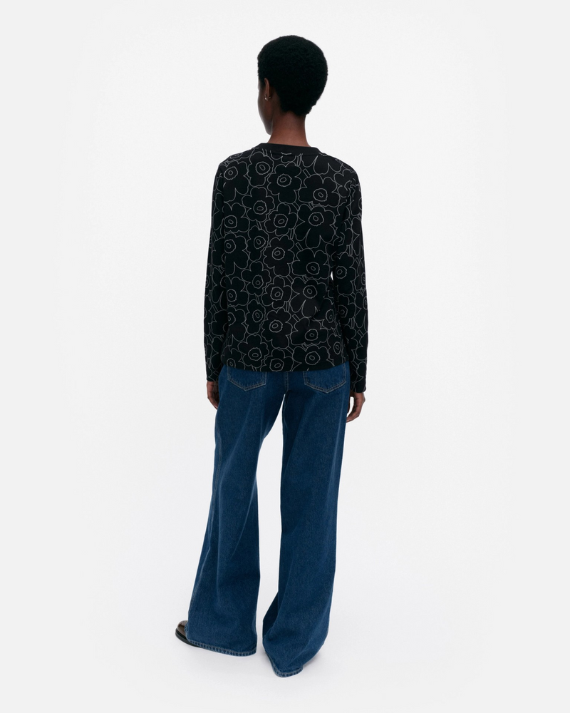 Sekunti Piirto Unikko Shirt - Black/Grey