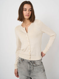 400602 Knitted Cardigan - Ivory