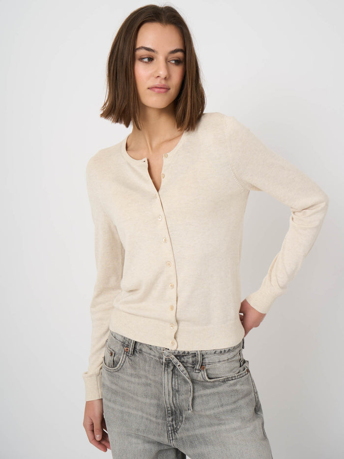 400602 Knitted Cardigan - Ivory