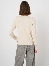 400602 Knitted Cardigan - Ivory