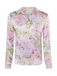Tyler Blouse - Lilac Snow Botanical Butterfly