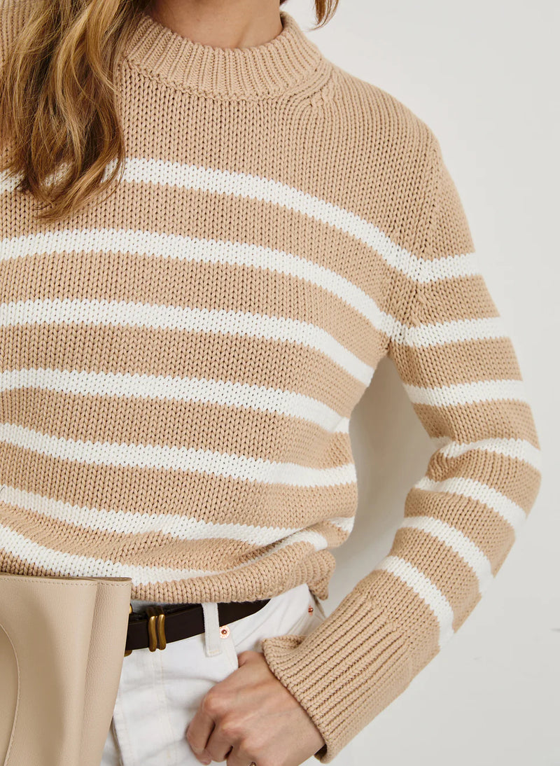 Alise Sweater - Ivory Birch Stripe