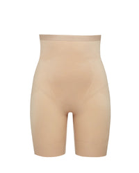 Invisible Shaping High Waisted Mid Thigh Short - Champagne Beige