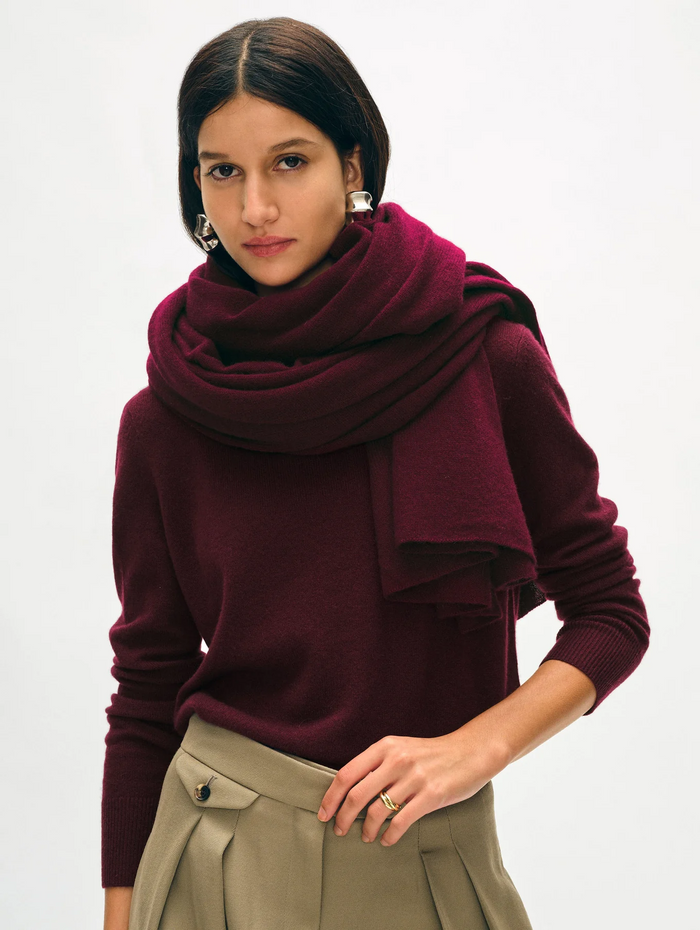 Cashmere Travel Wrap - Sangria